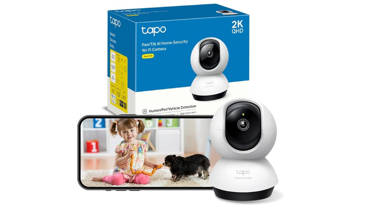 Cámara de vigilancia 360 grados con IA, de Tapo.