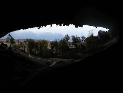 Cavernas patagônicas guardam provas de que humanos caçaram exemplares da megafauna, como o milodonte.