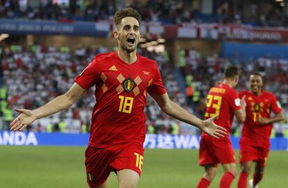 Januzaj celebra su gol ante Inglaterra.