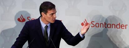 El presidente del Gobierno, Pedro Sánchez