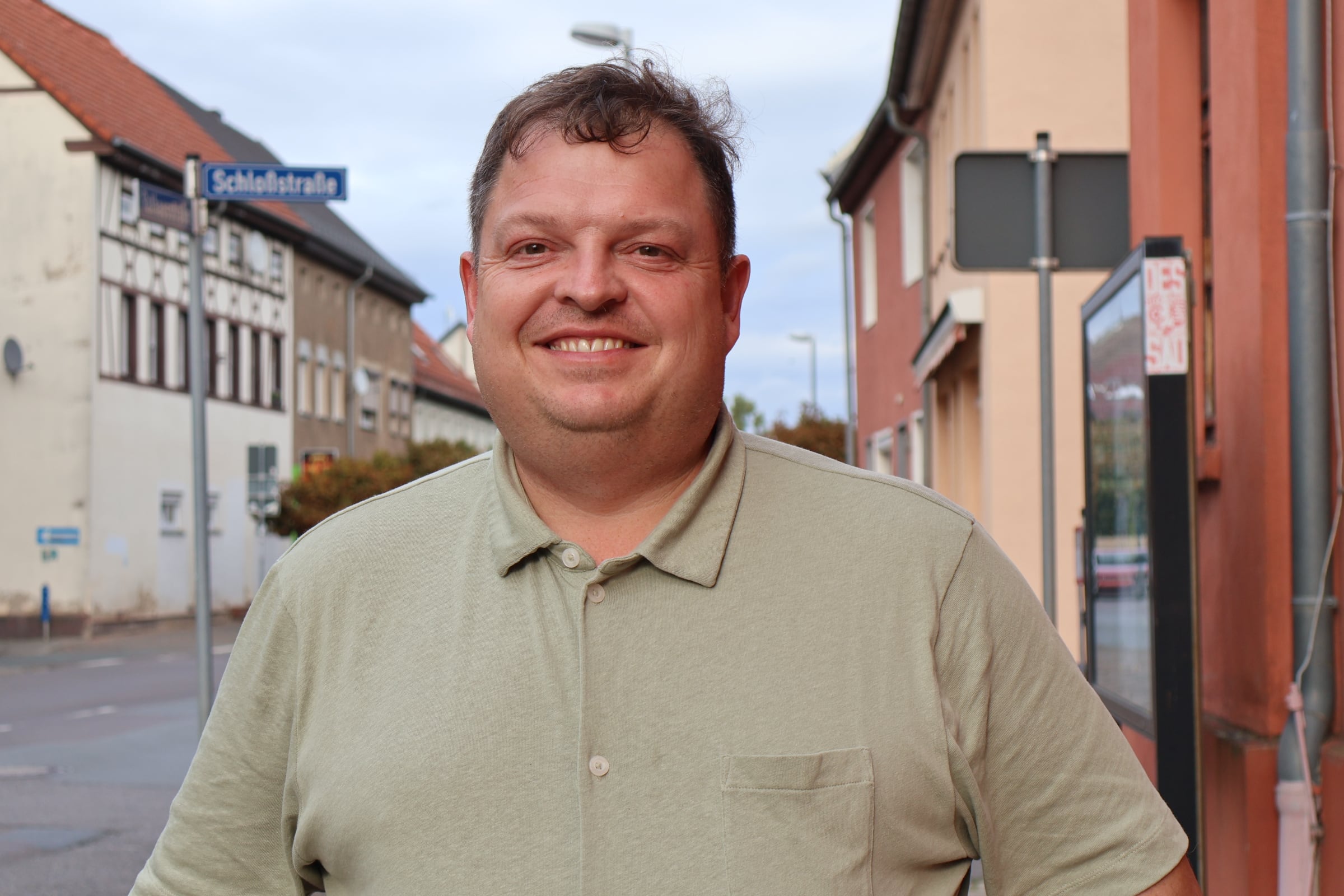 Hannes Loth, alcalde de Raghun-Jessnitz por AfD, el 3 de septiembre.