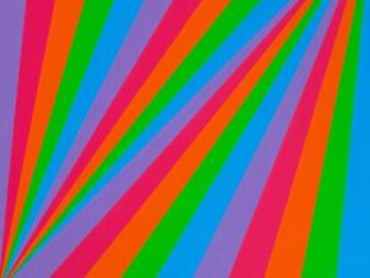 'Ritmo en cinco colores' (1985), óleo de Max Bill.