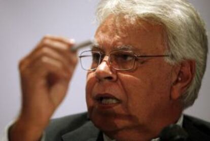 El expresidente español Felipe González.