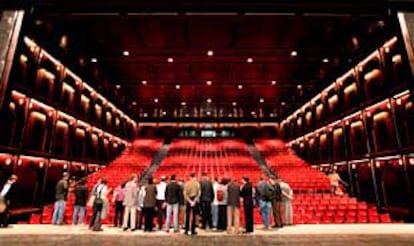 Un aspecto de la sala principal del nuevo Teatre Lliure desde el escenario.