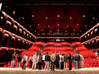 Un aspecto de la sala principal del nuevo Teatre Lliure desde el escenario.