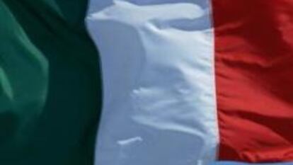 Imagen de una bandera de Italia