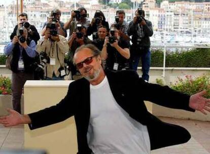 Jack Nicholson, en Cannes.