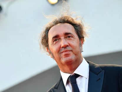 El director Paolo Sorrentino, en la presentación de 'El joven papa' en Venecia, en 2019.