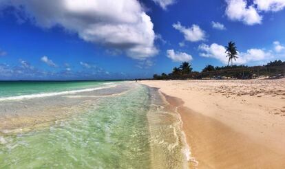 Playa de cayo Ensenachos, al norte de Cuba.