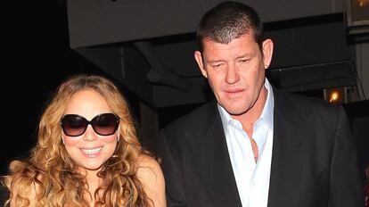 Mariah Carey y James Packer, en una de sus últimas fotografías juntos.