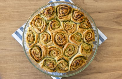 Rollitos de pan de ajo receta