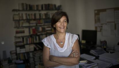 Magela Baudoin, en la sede de su editorial en Barcelona.
