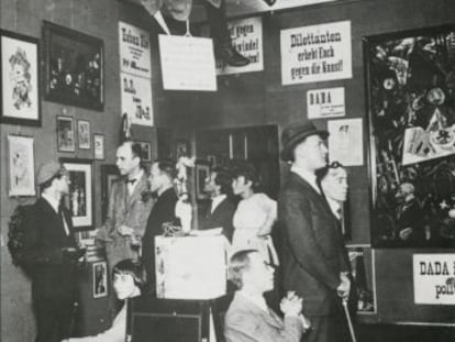 Cabaret Voltaire en Zúrich en 1921.