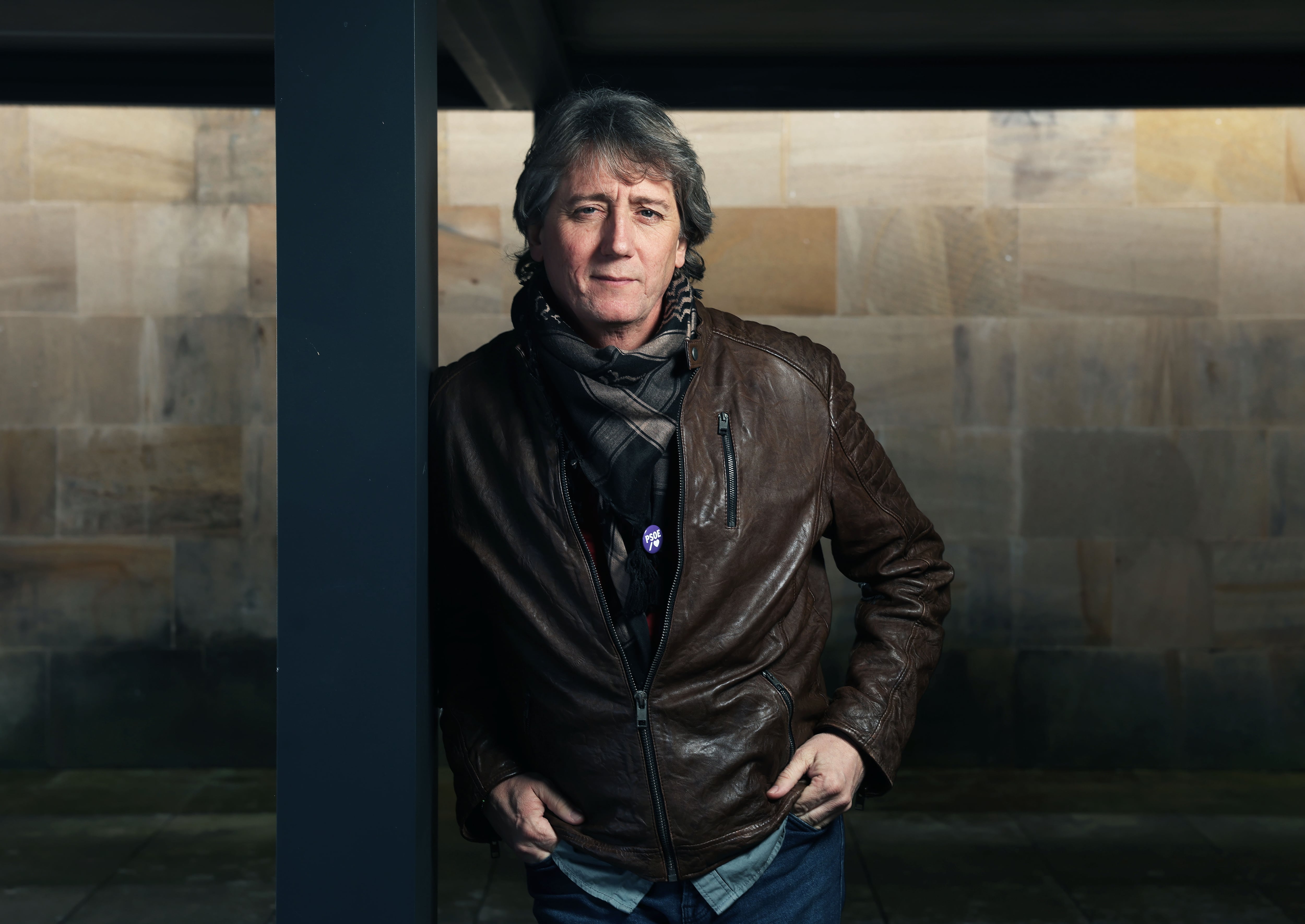 Carlos Martínez, tras la entrevista realizada el 7 de marzo en Soria.