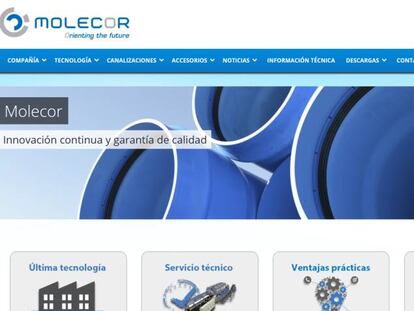 El fondo MCH compra una participación de control en la firma de tuberías Molecor