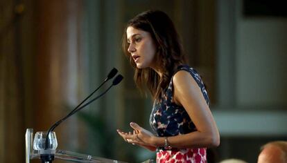 Inés Arrimadas, en una conferència al Fòrum Europa Tribuna Catalunya.