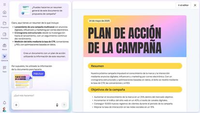 Trabajo con la plataforma Canva IA en español