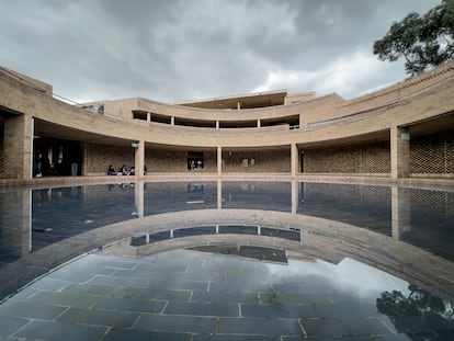 El Edifico de posgrados de la Universidad Nacional de Colombia, Bogotá, 7 de abril de 2022.