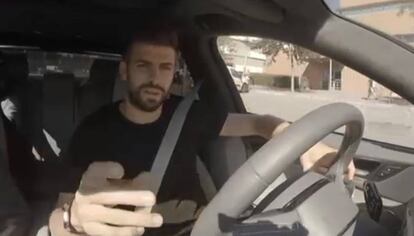 Un moment de l'entrevista.