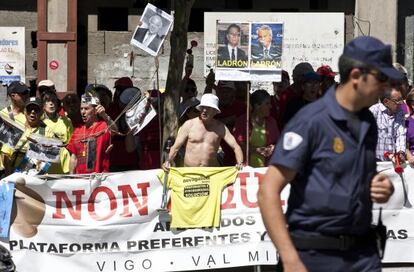 Protesta de preferentistas.