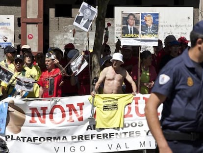 Protesta de preferentistas.