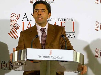 Vicente Rambla, ayer, en la presentación de los actos sobre Jaume I.