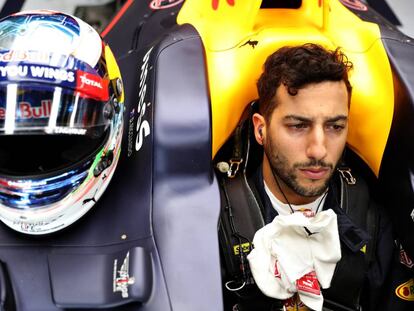 Ricciardo, en Silverstone.