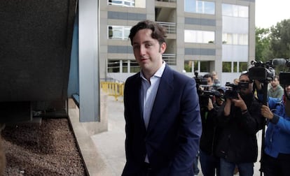 ‘El Pequeño Nicolás’ arrives in court in May of this year.