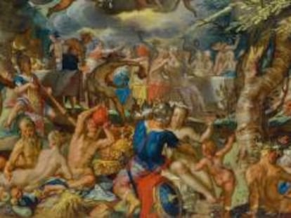 'A banquet of the gods', de Joachim Anthonisz Wtewael.