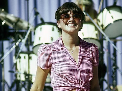 Linda Ronstadt durante un concierto en California en 1979.