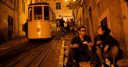 Barrio alto de Lisboa, zona de marcha de los jóvenes de la capital