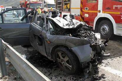 Foto de archivo de un accidente mortal en Alicante.