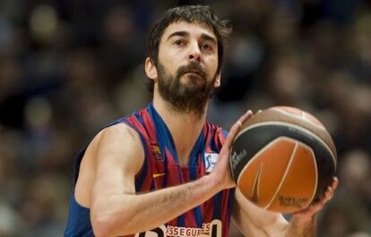 Juan Carlos Navarro durante un partido contra Asefa Estudiantes