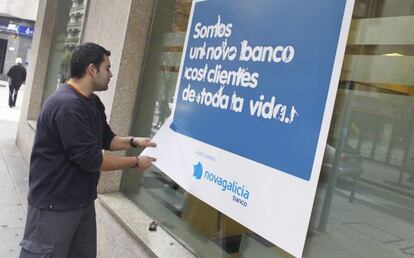 Imagen de una sucursal de Novagalicia Banco