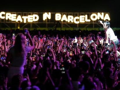 La cantante Ashley Nicolette conocida por Hasley, durante la primera jornada conciertos del Primavera Sound el año pasado en Barcelona.