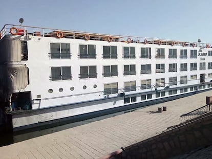 Un crucero en el Nilo cerca de Luxor.