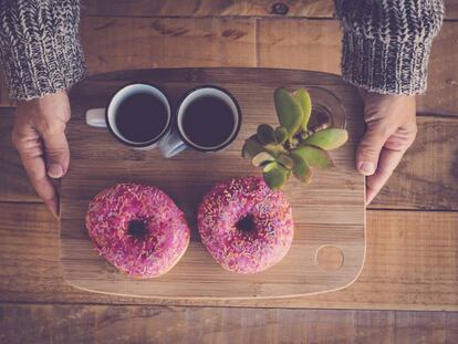 Donuts para el desayuno... no es gula, es que no has pegado ojo