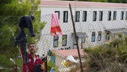 Centro de inmigrantes de Lampedusa (Italia), en una imagen de archivo.