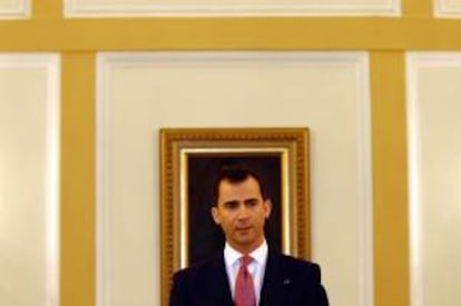 El Príncipe de Asturias Felipe de Borbón. EFE/Archivo