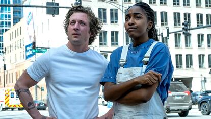 Jeremy Allen White y Ayo Edebiri en una imagen de 'The Bear'.