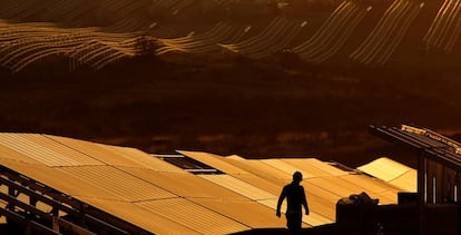 Núñez de Balboa, planta fotovoltaica de Iberdrola (Badajoz). 