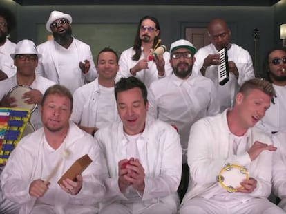 Los Backstreet Boys han cantado ‘I want it that way’ con instrumentos escolares e Internet ha enloquecido