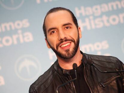 El presidente electo de El Salvador, Nayib Bukele.