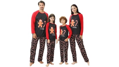 Pijamas de Navidad para toda la familia que se pueden lavar en la lavadora