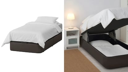 Ofertas colchón y canapé Ikea, dormitorio, mejor precio, descuentos especiales, combinación colchón y canapé, renovar dormitorio, diferentes medidas de cama