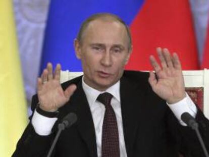 El presidente ruso, Vladímir Putin. EFE/Archivo
