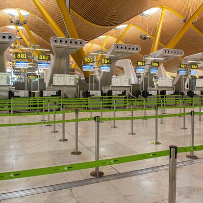 Aeropuerto de Madrid-Barajas Adolfo Suárez; T2; T4 y pistas. Coronavirus. COVID 19. Adolfo Barroso