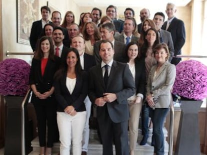 Los candidatos municipales y autonómicos de Ciudadanos, en su presentación oficial.