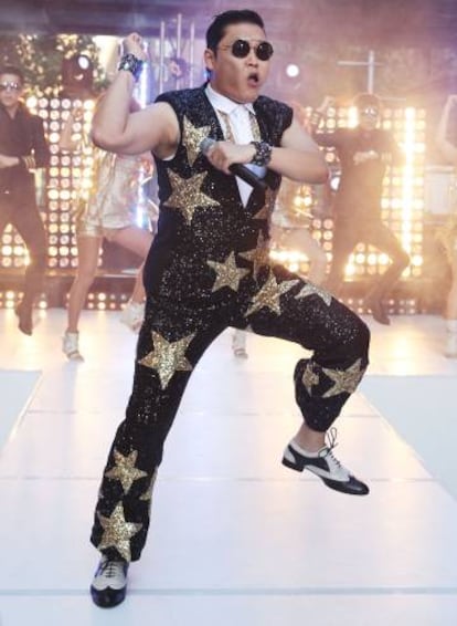 La coreografía de 'Gangnam Style' simulaba una carrera a caballo. En la imagen, el rapero PSY en una actuación en Sydney en 2012. Quizá es el último gran 'one hit wonder'. Llegarán más...