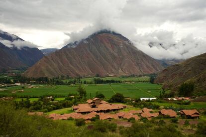 El Hotel Inkaterra se compone de exclusivas cabañas con vistas al Valle Sagrado.